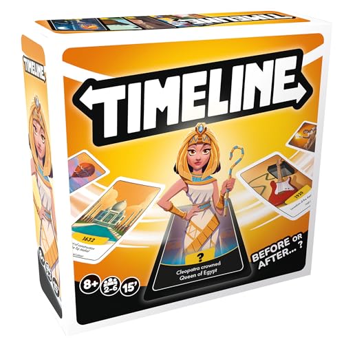 Asmodee Timeline Card Game 2025 Refresh Fun Educational History Trivia Game for Families and Friends Place Events in Chronological Order Ages 8 26 Players 15 Minute Playtime - Image 1