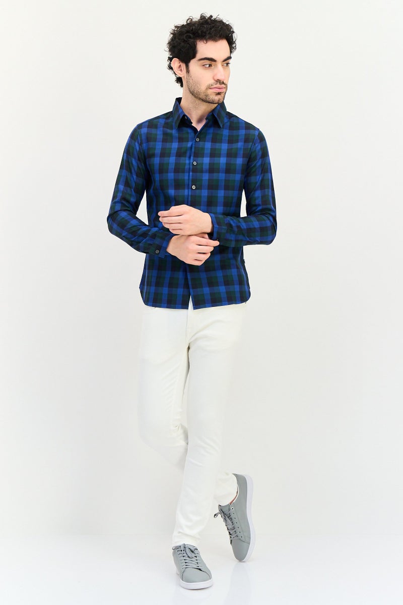 Levi's قميص رجالي عادي بأكمام طويلة مزخرف بمربعات، متعدد الألوان - Image 3