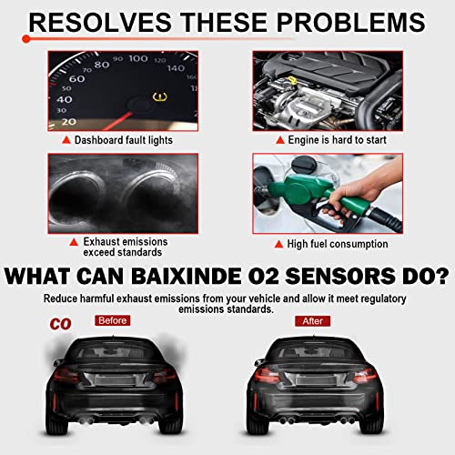 BAIXINDE Oxygen Sensor Upstream 234-4620 234-4011, O2 Sensor Compatible with Honda Accord Insight 36531-P0B-A01 - Image 5