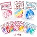 ORIENTAL CHERRY Valentines Day Gifts for Kids Set of 24 Valentine Cards with Heart Pop Keychains Bulk Fidget Toys for School Classroom Gift Exchange Valentines Day Party Favors for Toddlers Girls Boys - Image 2