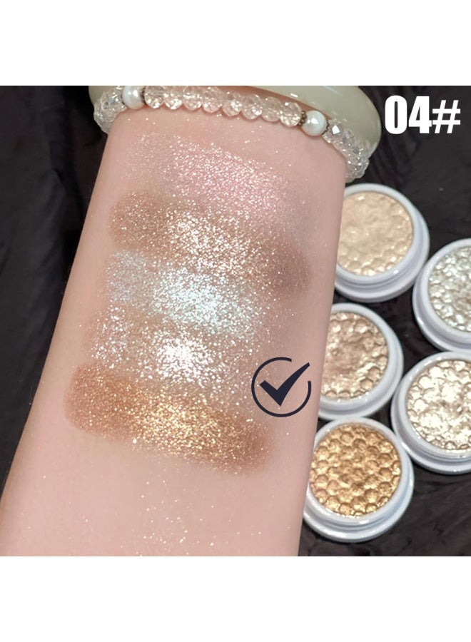 أيه يو إكس جل هايلايتر لامع ببريق الألماس - عبوة من قطعتين من جل مكياج لامع للوجه والجسم | نباتي، غير لزج، يمنح إشراقة متألقة | مثالي للمهرجانات، تحديد ملامح الوجه بشكل طبيعي وإطلالة جاهزة للتصوير. - Image 4