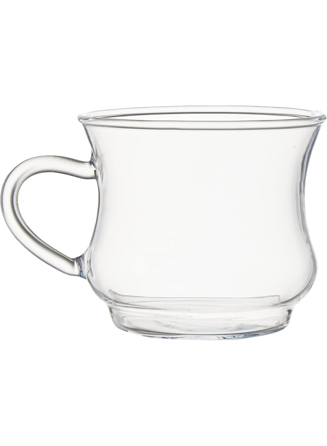 Termisil Transparent Glass Mug Set, 6 Pieces - 220 Ml - Image 1