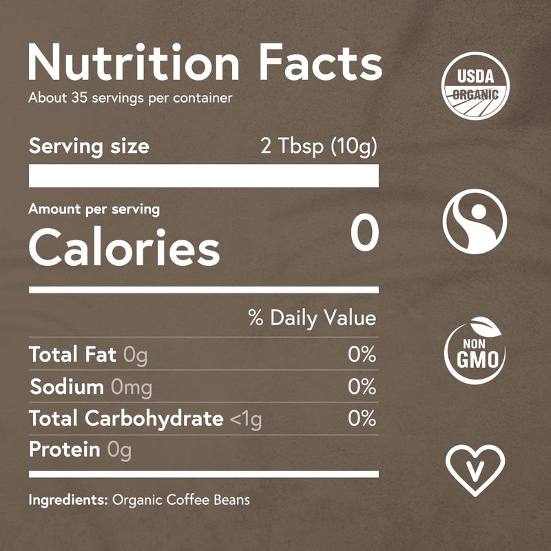 Fabula Low Acid Coffee Beans Whole, USDA Organic Coffee Beans Medium Roast - Non-GMO - No Molds - Mycotoxins Pesticides Free - Single Origin - 12 oz - Image 5