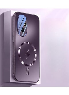General Case for Honor 200 Pro 5G (2024),Magnetic Phone Protective Cover with Lens Protection,Heat Dissipation Anti-fall Protective Back Cover 