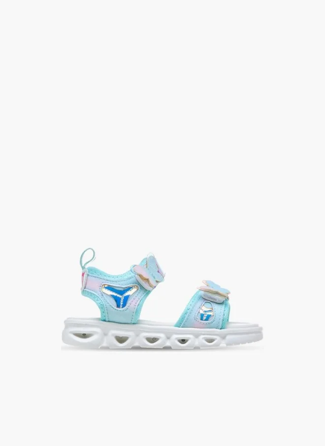 Flora Bella By Shoexpress Flora Bella Butterfly Accent Floaters With Hook And Loop Closure