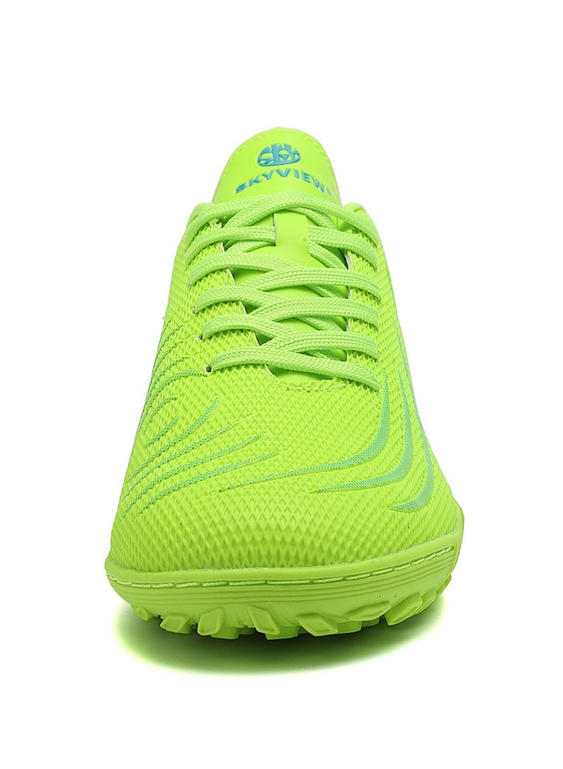 سكاي فيو أحذية كرة قدم للأولاد والبنات، أحذية رياضية للأرضيات الصلبة، نعل داخلي/خارجي، أحذية كرة قدم للتدريب الداخلي والخارجي للأطفال - Image 3