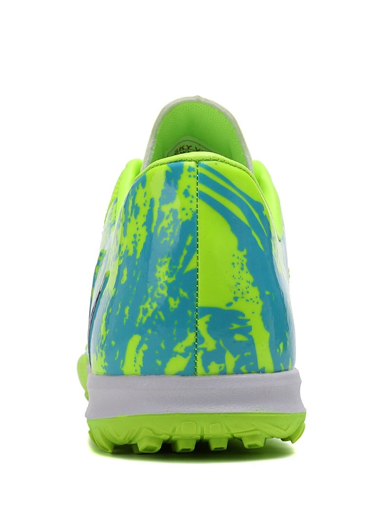 سكاي فيو أحذية كرة قدم للأولاد والبنات، أحذية رياضية للأرضيات الصلبة، نعل داخلي/خارجي، أحذية كرة قدم للتدريب الداخلي والخارجي للأطفال - Image 4