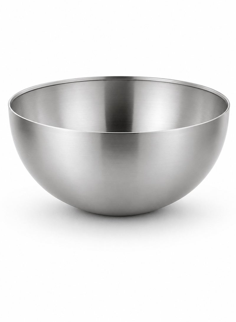 CHU DAI Multi Purpose 3.3L Stainless Steel Mixing Bowl, Food Grade Salad Bowl For Soup Rice Oatmeal Breakfast Dinner Indoor Outdoor Use - Image 1