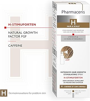 Pharmaceris بخاخ تحفيز نمو الشعر المكثف من فارماتسريس H ستيموفورتن لعلاج تساقط الشعر للنساء والرجال لفروة الرأس الحساسة 125 مل - Image 3