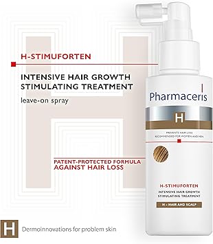 Pharmaceris بخاخ تحفيز نمو الشعر المكثف من فارماتسريس H ستيموفورتن لعلاج تساقط الشعر للنساء والرجال لفروة الرأس الحساسة 125 مل - Image 2