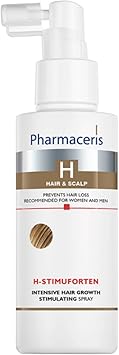 Pharmaceris بخاخ تحفيز نمو الشعر المكثف من فارماتسريس H ستيموفورتن لعلاج تساقط الشعر للنساء والرجال لفروة الرأس الحساسة 125 مل - Image 1