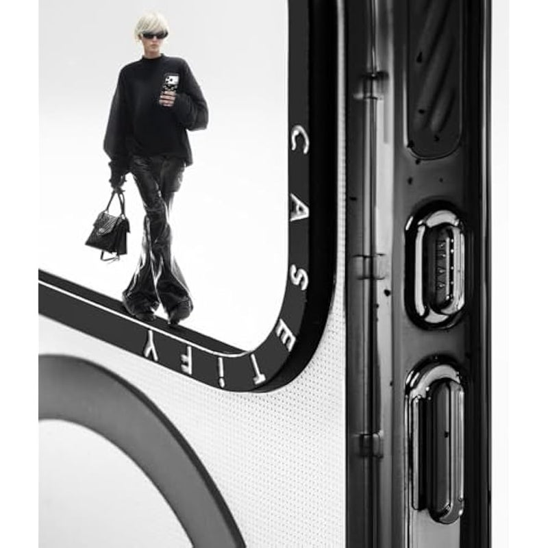 Casetify Bounce iPhone 17 Pro Max Case 【Shockproof/Compatible with Magsafe / 21.3 ft. 7X Military Grade Drop Protection】 - Pink Bows - Clear Black - Image 2