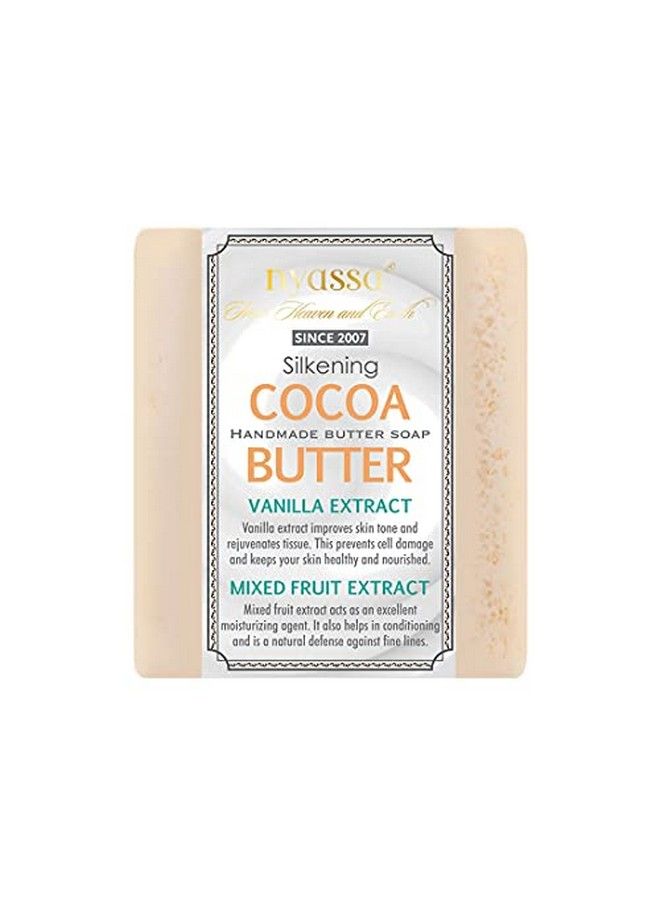 Nyassa Cocoa Butter Handmade Soap 150 Gm With Natural Ingredients Like Cocoa Butter Vanilla Extracts Mixed Fruit Extracts And Dry Fruits Almond Dried Figs Pistachio. No Paraben Cruelty Free - Image 2