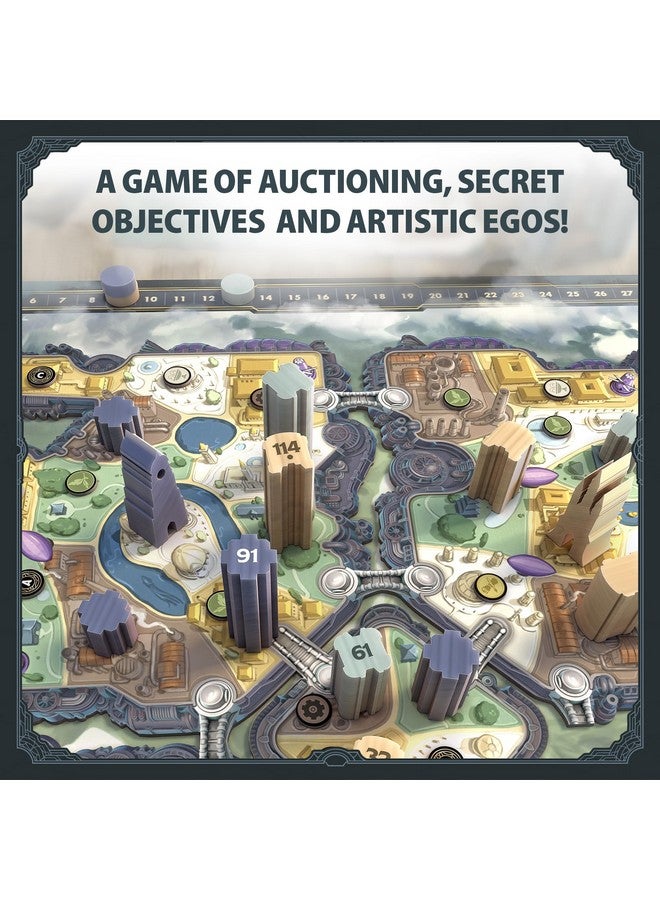 Roxley Games Skyrise - A Game of Auctioning and Artistic Egos | Ages 14+ | Plays in 30-75 Minutes - Image 2