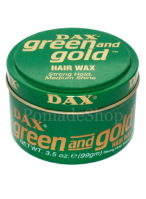 Dax Green and Gold Hair Wax, 99G