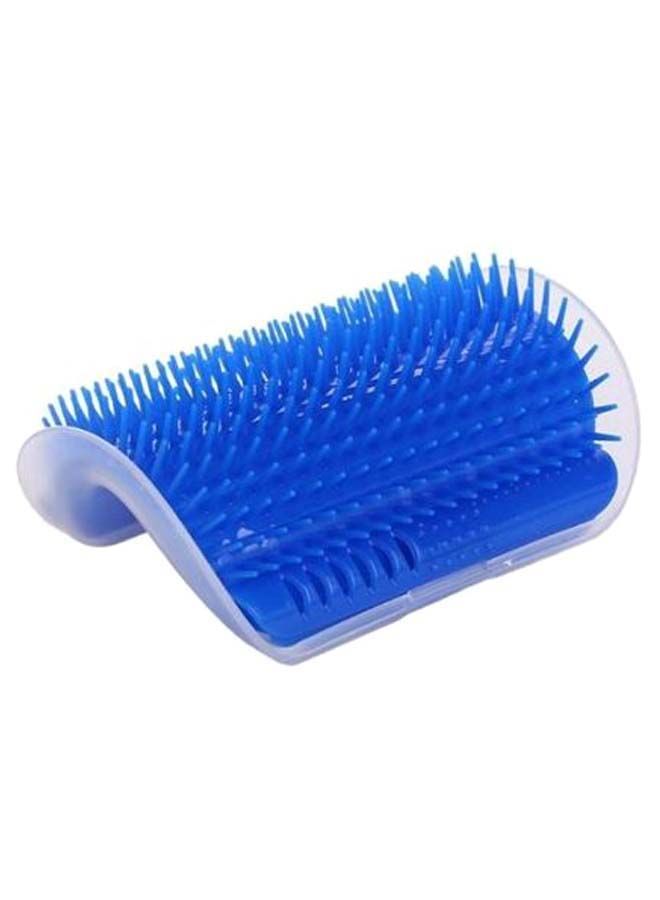 NIBEMINENT Pet Grooming Hair Massage Brush Blue/Clear 12.4 x 8cm