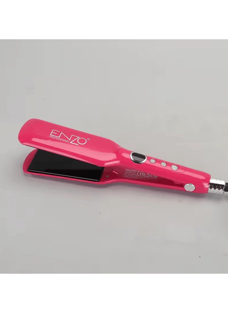 ENZO Professional - ENZO EN-3215 Professional Hair Straightener Fast Heating Wide Plate Hair Styler Flat IroN-Intl Version - Image 1