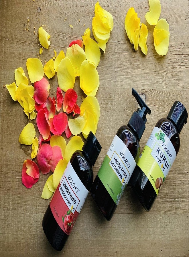 Oslove Organics 100% Pure Abyssinian oil 4 oz Use for Hair and Skin | Smooth Shiny Hair | Softens and Moisturizes Skin - Image 4