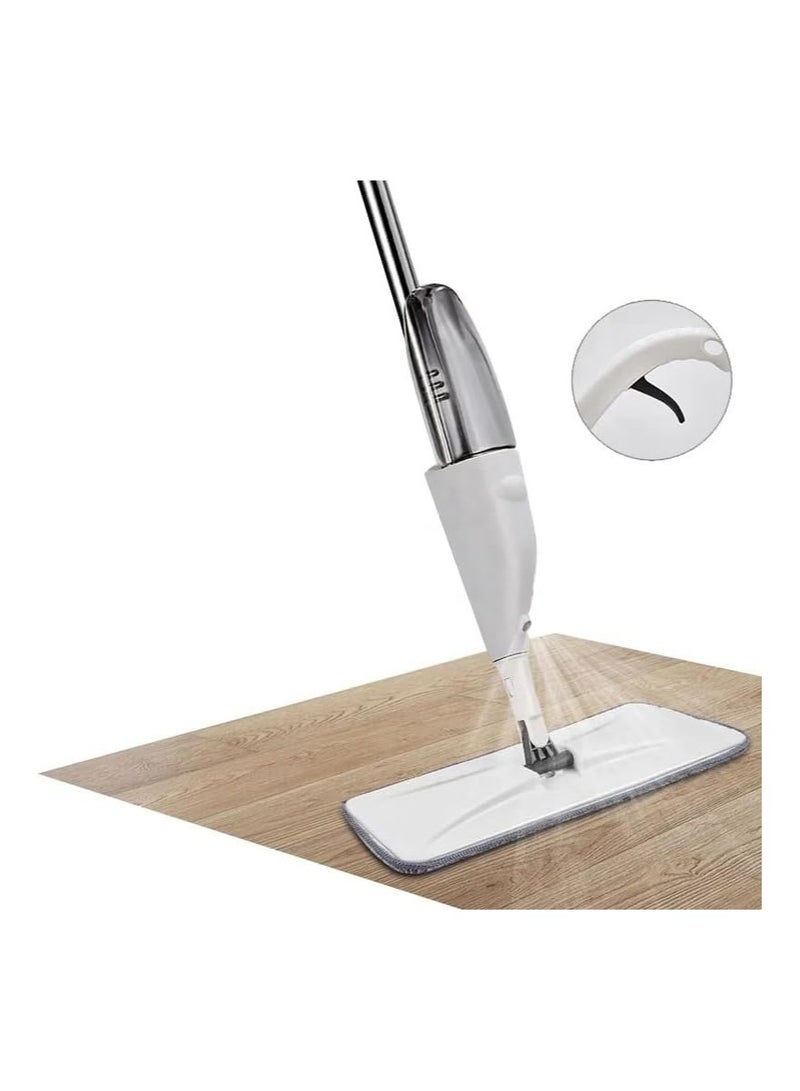 VIO Microfiber Spray Mop for Wet and Dry Floor Cleaning Home Dust Dirt Cleaner 360 Degree Spin Microfiber Mop with 2 Washable Mop Pads 360ML Tank Size Spray Mop with 2 Mop Pads - Image 5