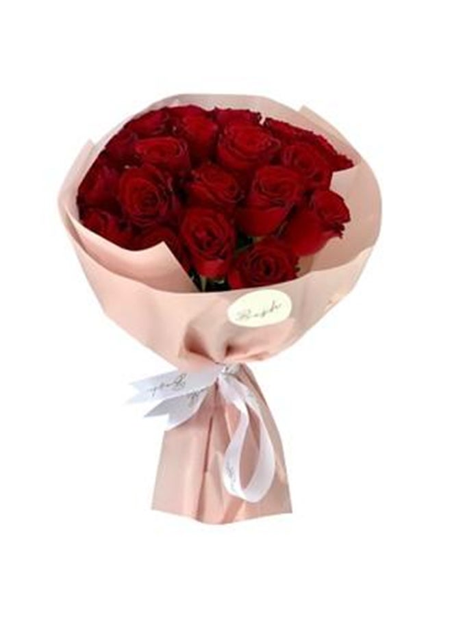 wardi Red Round Boquet 