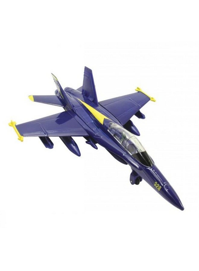 Playmaker Toys Kid Die Cast Pull Back Blue Angel - Image 1