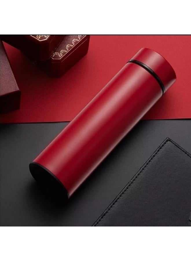 Bottles Smart Thermos Bottle Vacuum Flasks Led Digital Temperature Display Stainless Steel Insulation Mugs Intelligent Thermo Cups Red-Led Style 500ML - Image 3