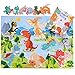 BEESTECH Beginner Dinosaur Puzzles for 3 4 Year Old Toddlers 8 Pack Jigsaw Educational Learning Puzzles for Toddlers 8 Different Dinosaurs with Dinosaur World Map - Image 3