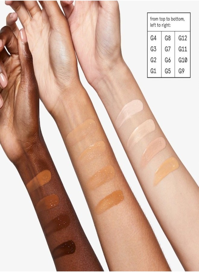 Glossier - Glossier Perfecting Skin Tint, G7 - medium very dark - 30ml for Dewy, S heer Coverage - Image 1