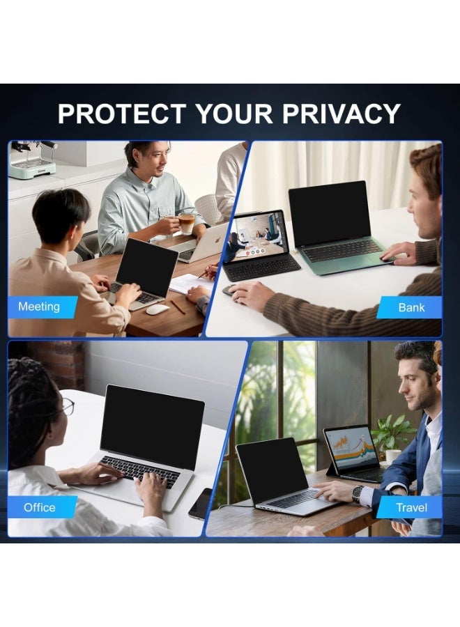 Magnetic Laptop Privacy Screen 16 Inch 16:10, Compatible with HP Dell Acer Asus Samsung Lenovo Huawei Honor Xiaomi , Removable 16 Inch Laptop Privacy Screen and Anti Glare Protector - Image 2