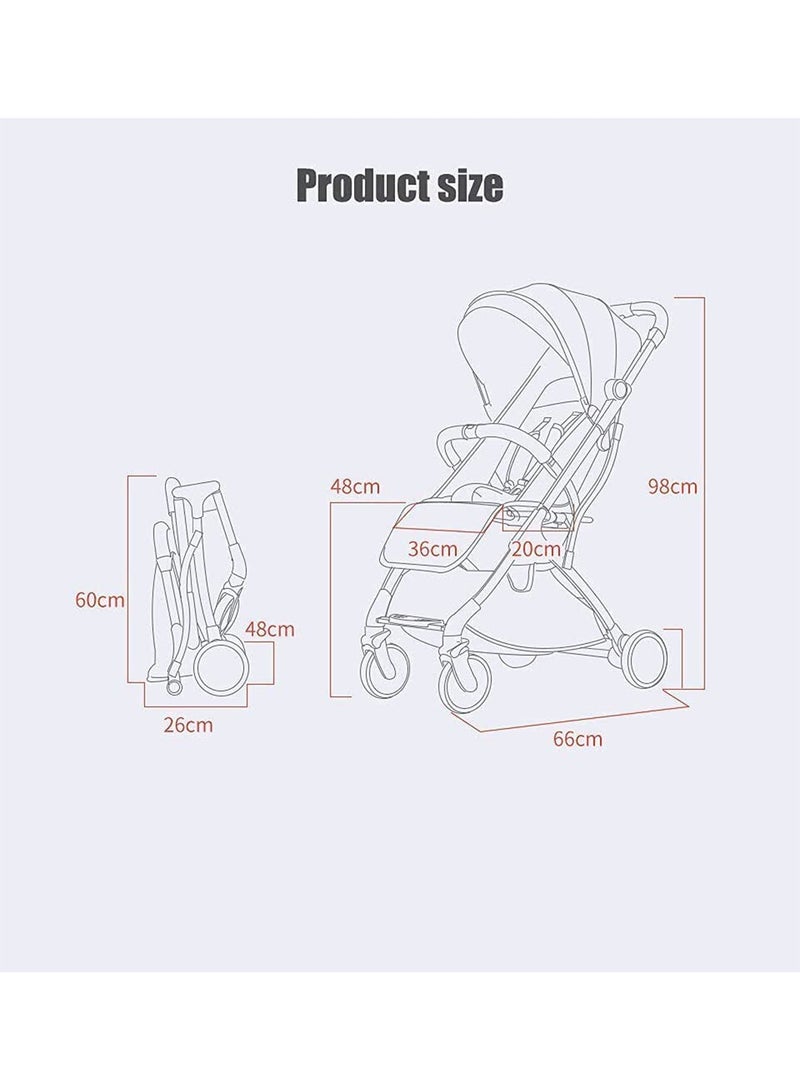 GT-Wheel Portable Baby Stroller Travel Pram For Baby From 6 Months to 3 Years old - Image 5