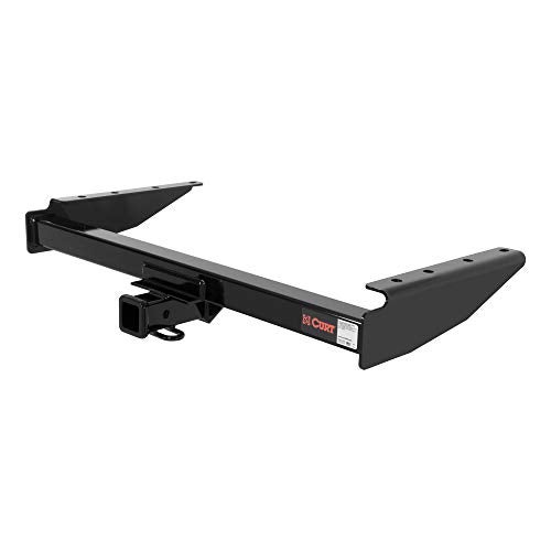 CURT 13048 Class 3 Trailer Hitch, 2-In Receiver, Concealed Main Body, Fits Select Jeep Grand Cherokee ZJ, GLOSS BLACK POWDER COAT - Image 1