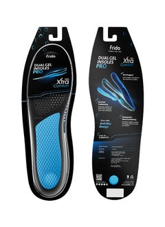 Frido Frido Dual Gel Pro Shoe Insoles, Trimmable Gel Insoles for Men & Women, Anti-Slip Insoles For Stability, Shock Absorption & Comfort, Anti-Sweat Sports Insole, Silicone Insoles, 1 Pair  - Image 1