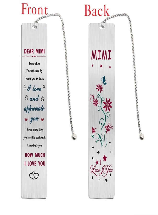 Jzxwan Mimi Bookmark, I Love Best Mimi Birthday Retirement Gifts for Women - Image 2