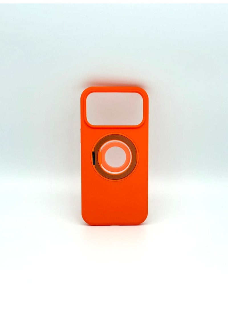 general Hybrid MagSafe Case for iPhone 17 Pro – Military-Grade Drop Protection with 360° Rotating Ring Stand & Integrated Metal Camera Lens Protector - Image 4