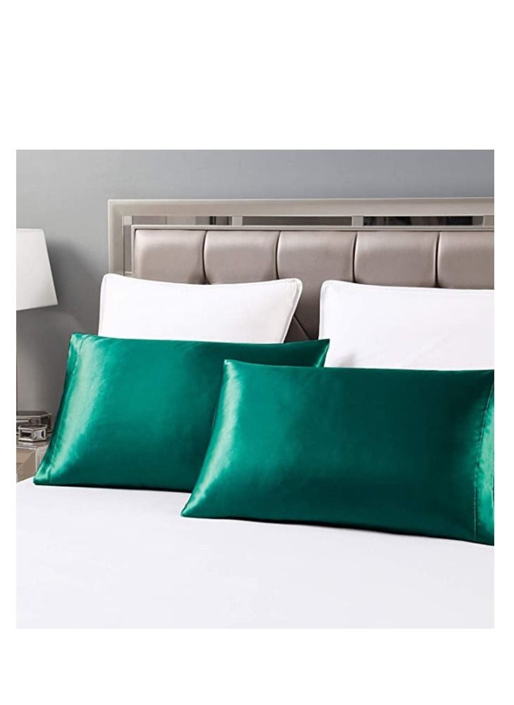 100% Pure Mulberry Queen Pillowcase 2-Piece （Blue-green） - pzsku/Z5EDBA00A209F342260E4Z/45/_/1684463538/4599686f-e2eb-4c0b-a36a-3de193cb9dd3