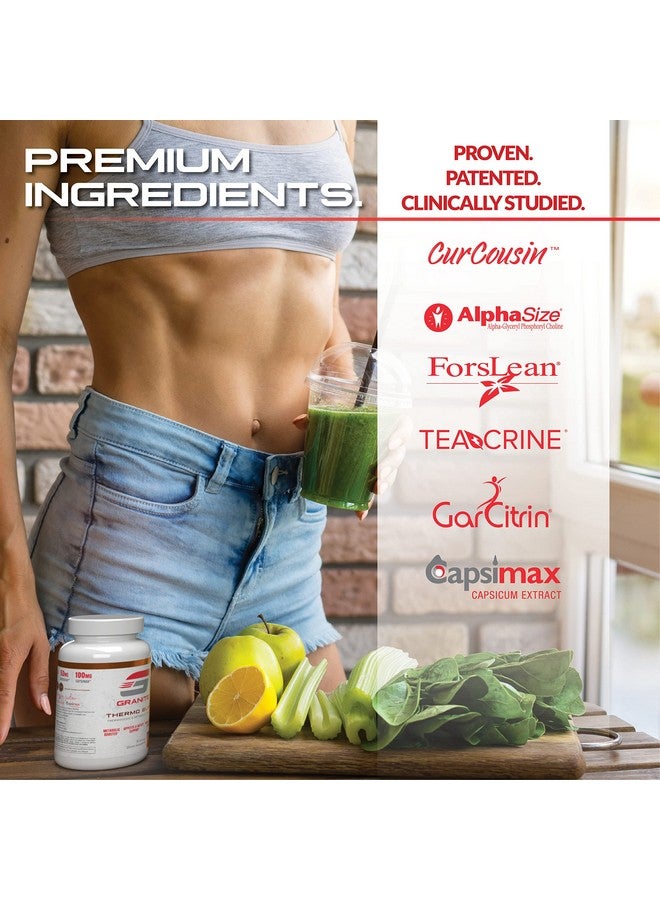 Granite Supplements Thermo Burn by Granite, New Advanced Formula for Thermogenic, Metabolic, Mood & Appetite Support with Alpha GPC, Theobromine, & 5-HTP (90 Capsules) - Image 3
