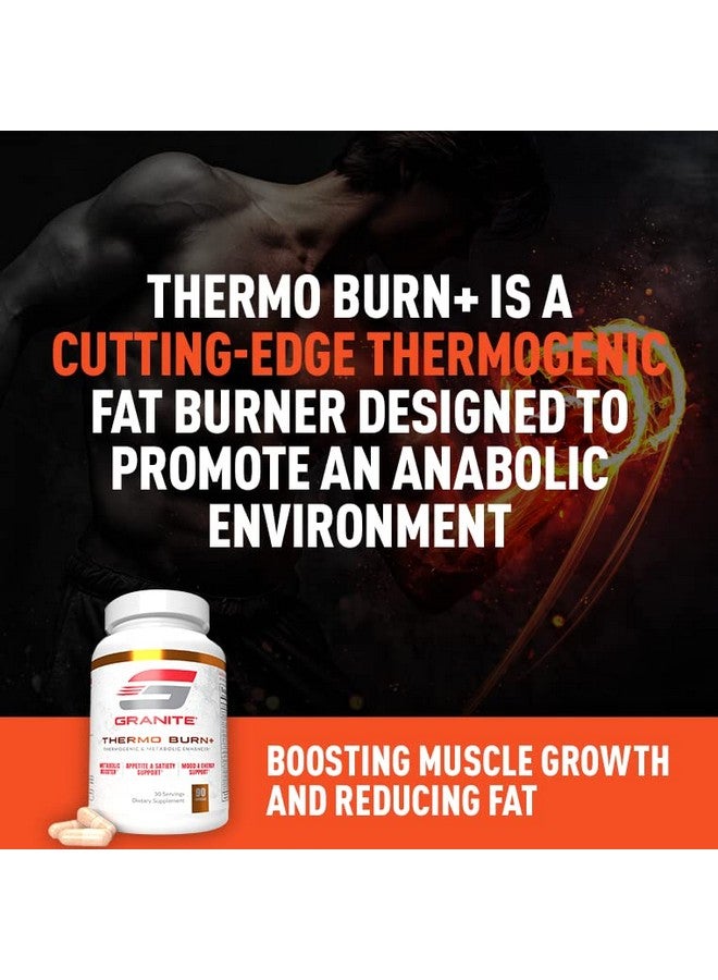 Granite Supplements Thermo Burn by Granite, New Advanced Formula for Thermogenic, Metabolic, Mood & Appetite Support with Alpha GPC, Theobromine, & 5-HTP (90 Capsules) - Image 5