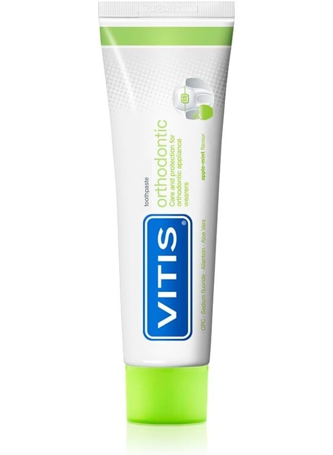 Vitis Orthodontic Toothpaste with Nano Repair 100ml – Advanced Care for Braces & Enamel Protection - Image 2