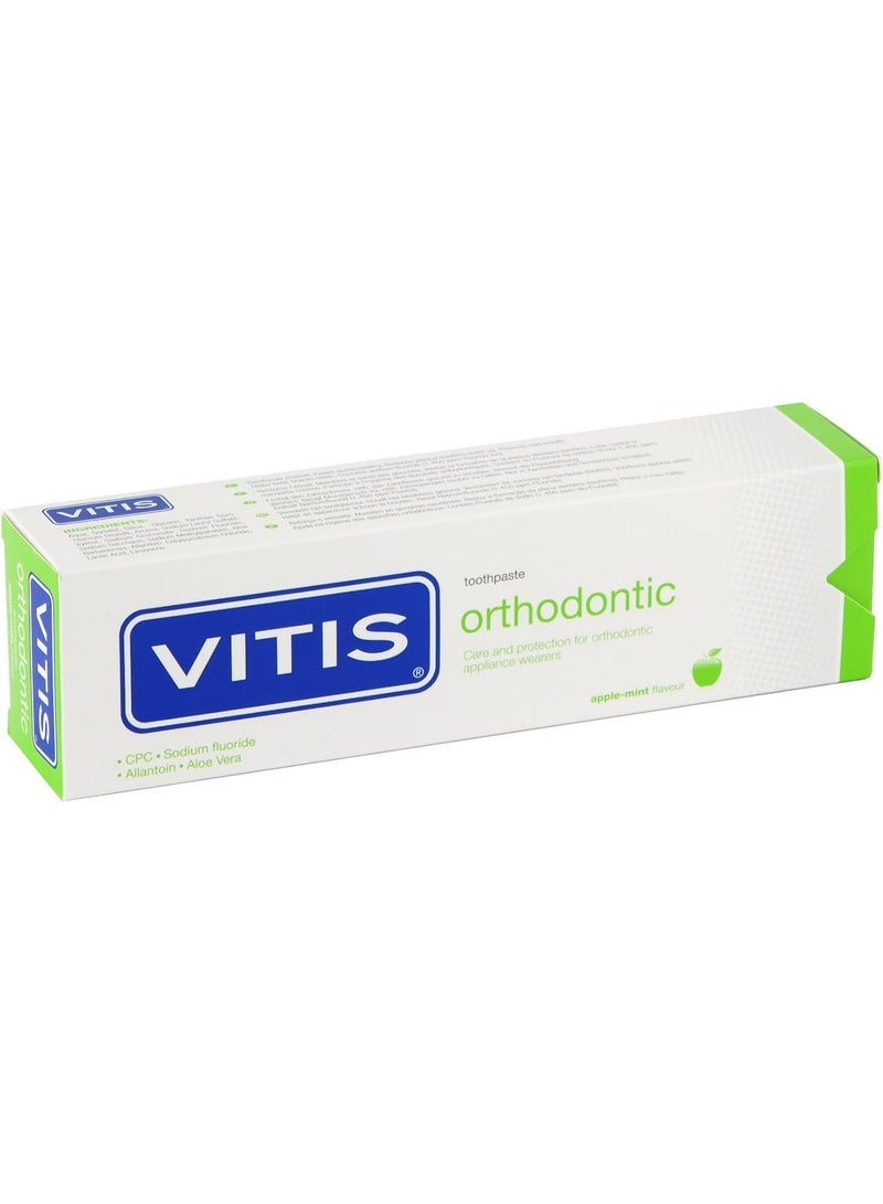Vitis Orthodontic Toothpaste with Nano Repair 100ml – Advanced Care for Braces & Enamel Protection - Image 1