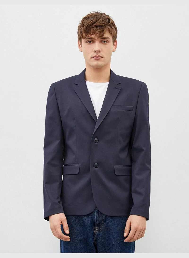 KOTON Blazer Jacket Pocket