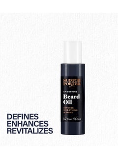 scotch porter Scotch Porter Smoothing Beard Oil – Nourishing Beard Oil Seals in Moisture & Smooths Flyaways for a Frizz-Free, Fuller/Healthier-Looking Beard with All-Day Shine – Original Scent, 1.7 oz. Bottle  - Image 3