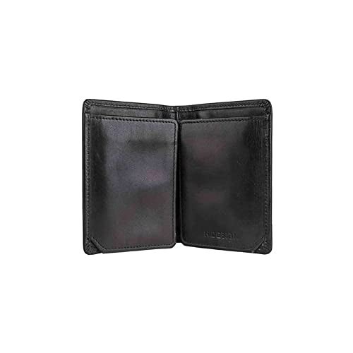 Hidesign Leather Black Men's Wallet 013 Rf Men's Wallet - Black - Image 2