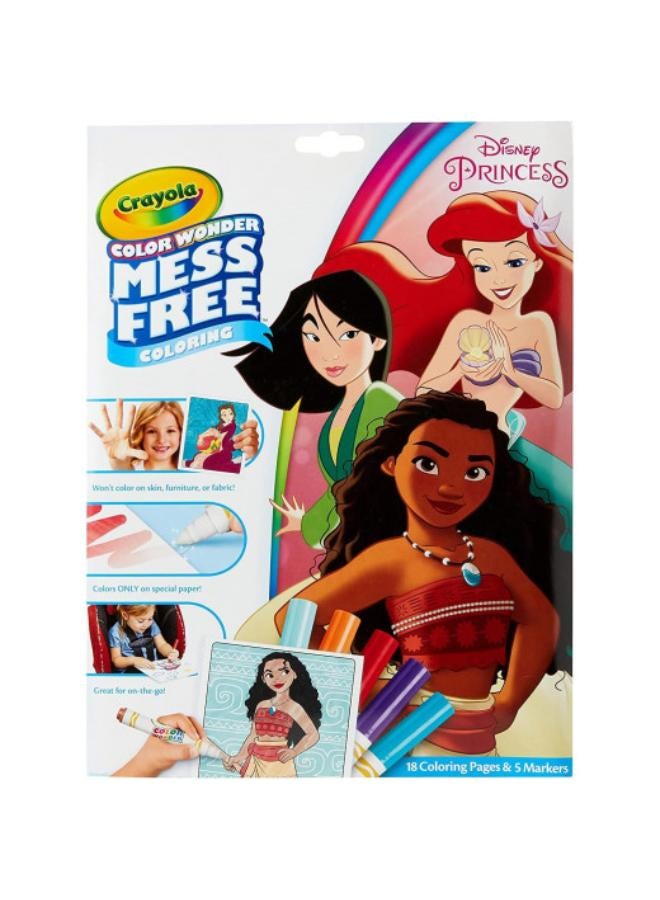 كرايولا صفحات تلوين أميرات ديزني 18 صفحة - Image 1