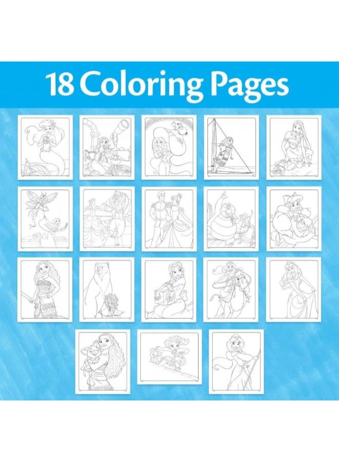 كرايولا صفحات تلوين أميرات ديزني 18 صفحة - Image 3