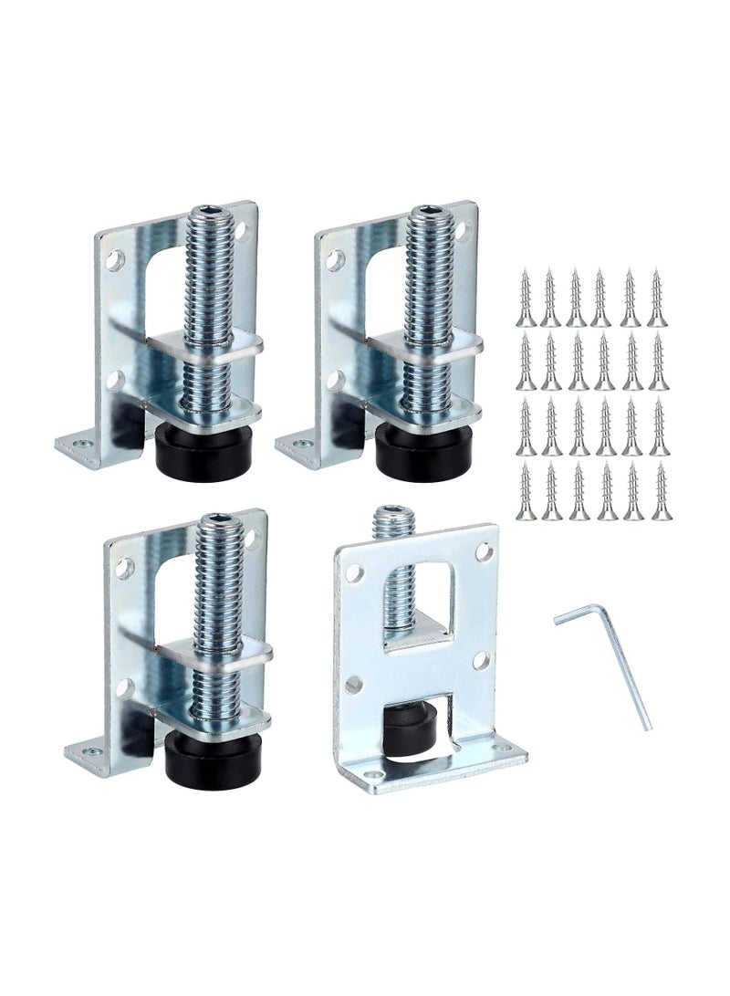 Heavy Duty Adjustable Furniture Leveler Feet, 4pcs M10 Furniture Leveling Legs, Leg Leveler, for Furniture, Table, Cabinets and Workbench - Image 1