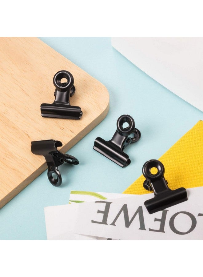 Gejoy 40 Pack Metal Clips Hinge Clips 1 Inch Small Bull Clips For Picture Crafts Office Home Supplies(Black) - Image 5