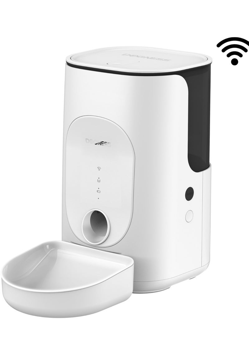 DOGNESS Rover Smart Feeder For Pets (App Controlled) White - Image 1