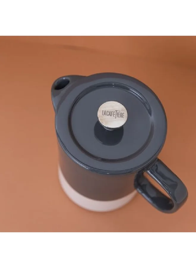 لا كافيتير زجاجة مياه أصلية معزولة بالفراغ وخالية من البيسفينول مصنوعة من الفولاذ المقاوم للصدأ باللونين النحاسي والفضي، بسعة 500 مللي، من ، طراز 10017-H20-56020EU