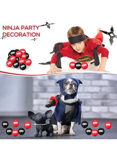 Jerify 20 Pieces Ninja Stress Relief Balls Sensory Stress Balls Bulk for Kids and Adults PU Squeeze Stretchy Balls Soft Fidget Toy for Carnival Reward Party Bag Xmas Gift  - Image 1