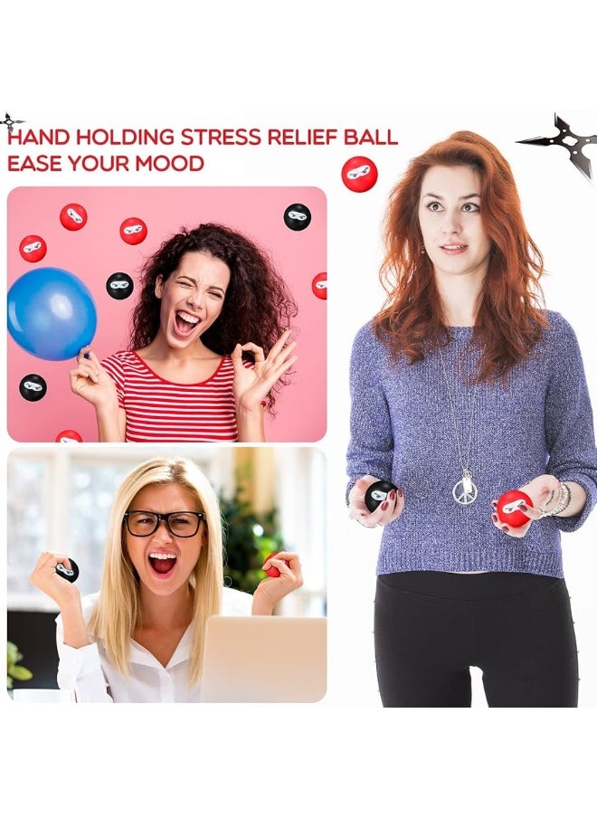 20 Pieces Ninja Stress Relief Balls Sensory Stress Balls Bulk for Kids and Adults PU Squeeze Stretchy Balls Soft Fidget Toy for Carnival Reward Party Bag Xmas Gift - pzsku/Z5EDC4891C6E8ABD648B1Z/45/_/1729415958/f34bffef-4125-4c6e-aa9a-ada0ec039fc2